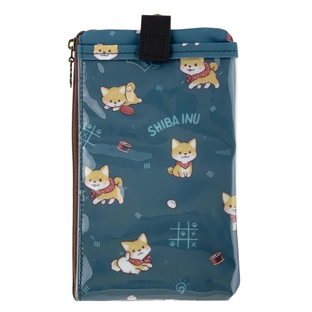 Waterproof Shiba Phone Case Pouch W/ Neck Strap